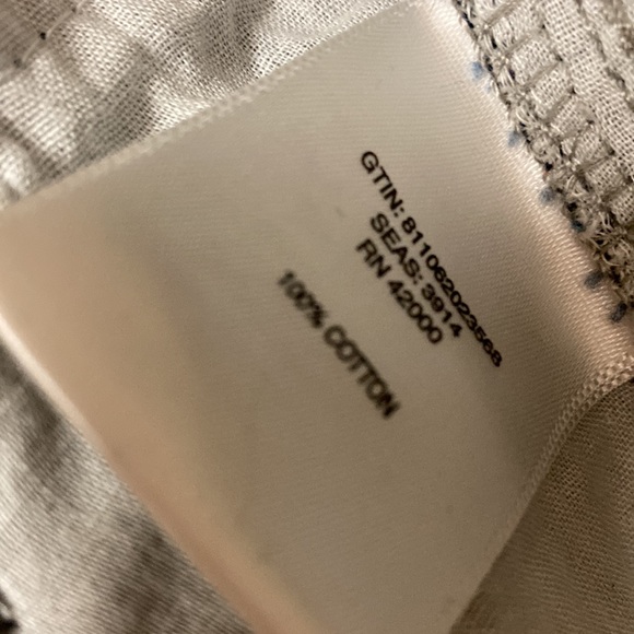 Adam Levine Cotton 5 Pocket Button & Zipper Closure Lightweight Blue Shorts Sz32 - Picture 5 of 6